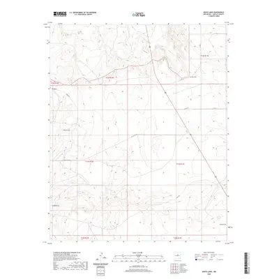 2020 Map of White Lakes, 2020 Print
