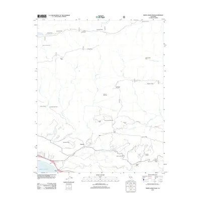 2012 Map of White Ledge Peak, 2012 Print