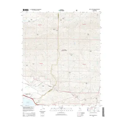 2015 Map of White Ledge Peak, 2015 Print