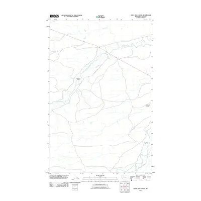 2011 Map of White Man Coulee, 2011 Print