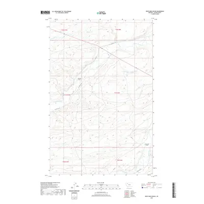 2020 Map of White Man Coulee, 2020 Print