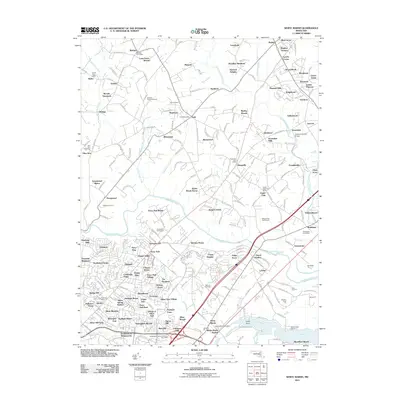 2011 Map of White Marsh, 2011 Print