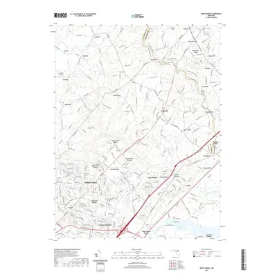 2019 Map of White Marsh, 2019 Print