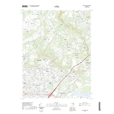 2023 Map of White Marsh, 2023 Print