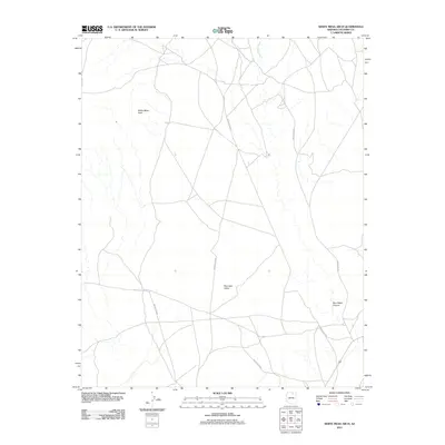2011 Map of White Mesa Arch, 2011 Print