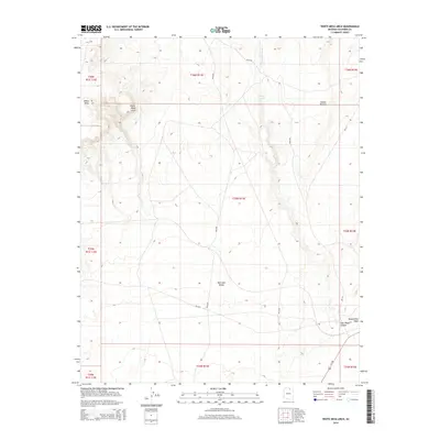 2014 Map of White Mesa Arch, 2014 Print