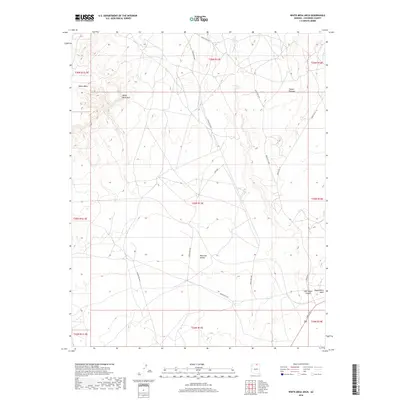 2018 Map of White Mesa Arch, 2018 Print