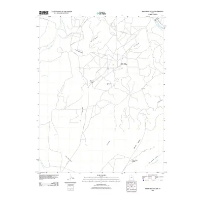 2010 Map of White Mesa Village, 2010 Print