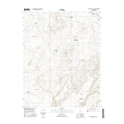 2017 Map of White Mesa Village, 2017 Print