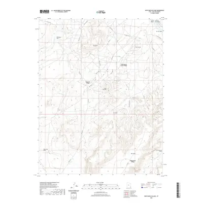 2020 Map of White Mesa Village, 2020 Print