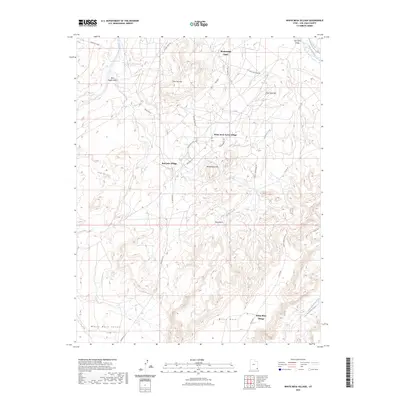 2023 Map of White Mesa Village, 2023 Print