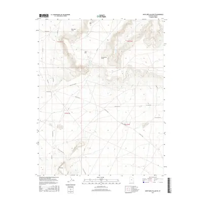 2017 Map of White Mesa Village SE, 2017 Print