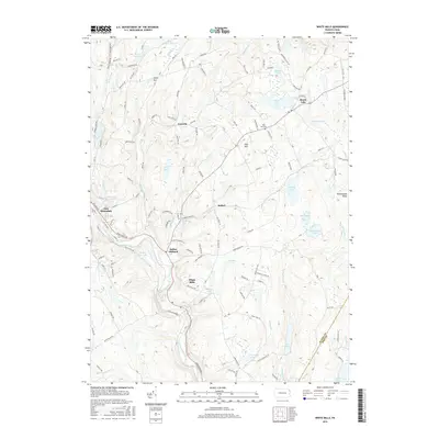 2016 Map of White Mills, 2016 Print