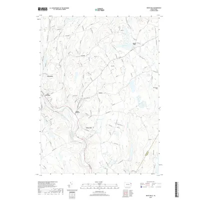 2019 Map of White Mills, 2019 Print