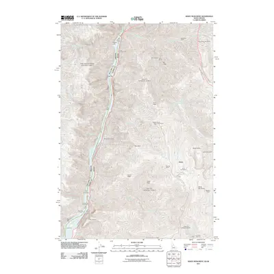 2011 Map of White Monument, 2011 Print