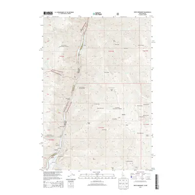 2013 Map of White Monument, 2013 Print