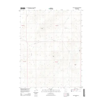 2014 Map of White Mountain, 2014 Print