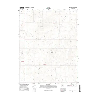 2017 Map of White Mountain, 2017 Print