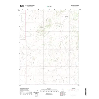 2023 Map of White Mountain, 2023 Print