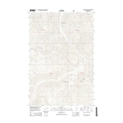 2014 Map of White Mountain, 2014 Print