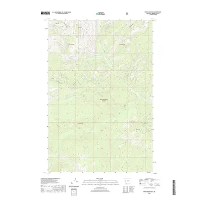 2020 Map of White Mountain, 2020 Print