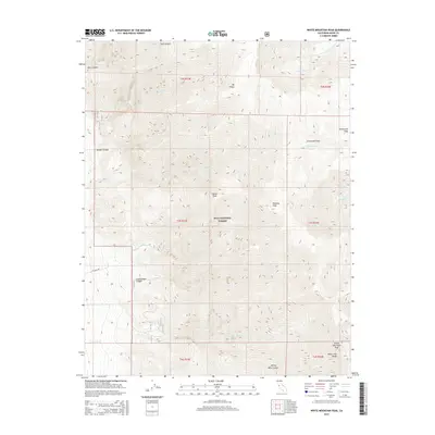 2015 Map of White Mountain Peak, 2015 Print