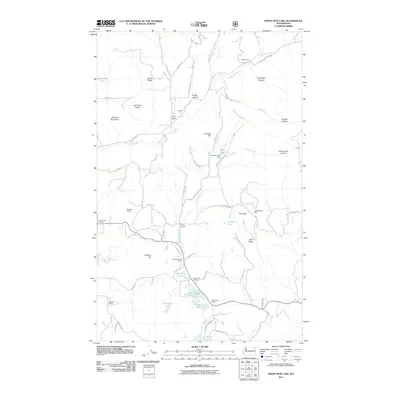 2011 Map of White Mud Lake, 2011 Print