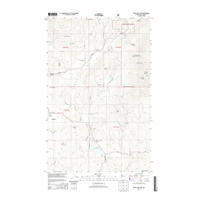 2014 Map of White Mud Lake, 2014 Print