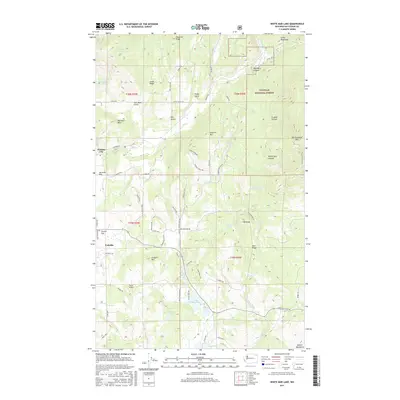2017 Map of White Mud Lake, 2017 Print