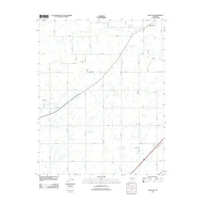 2012 Map of White Oak, 2012 Print