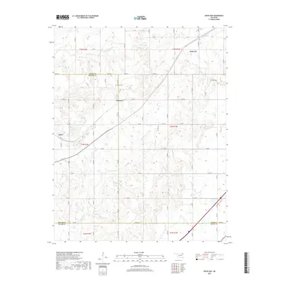 2019 Map of White Oak, 2019 Print