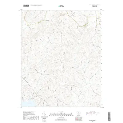 2020 Map of White Oak Creek, 2020 Print