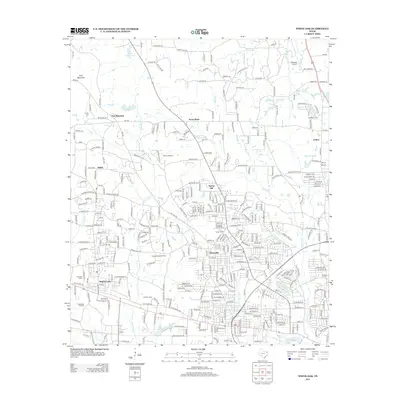 2013 Map of White Oak, 2013 Print