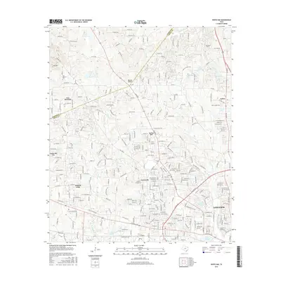 2016 Map of White Oak, 2016 Print