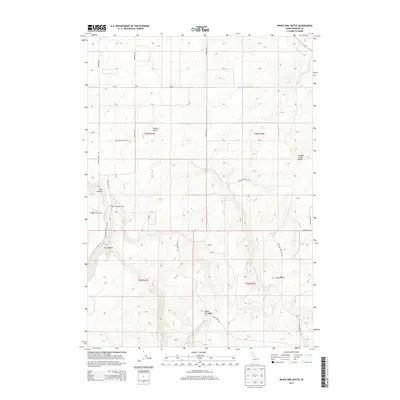 2013 Map of White Owl Butte, 2013 Print