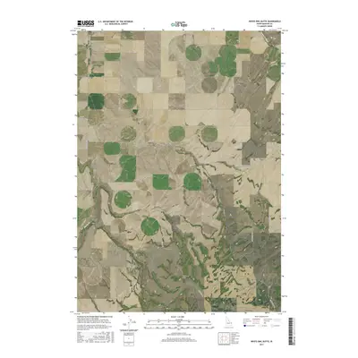 2017 Map of White Owl Butte, 2017 Print