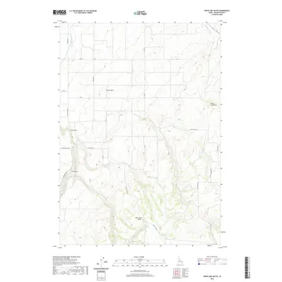 2020 Map of White Owl Butte, 2020 Print