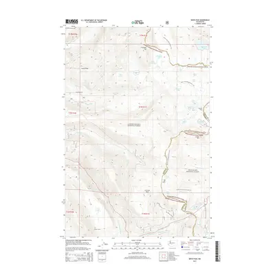 2014 Map of White Pass, 2014 Print