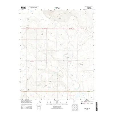 2013 Map of White Peak, 2013 Print