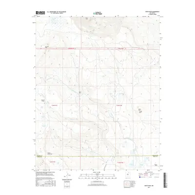 2017 Map of White Peak, 2017 Print