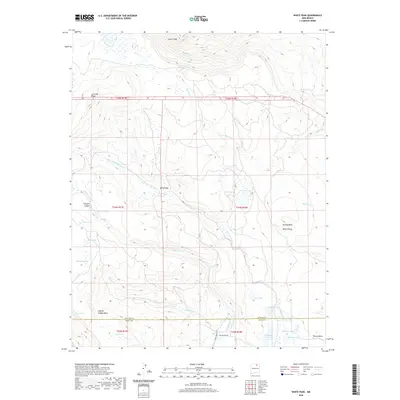 2020 Map of White Peak, 2020 Print