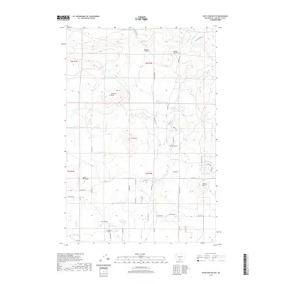 2020 Map of White Pine Buttes, 2020 Print