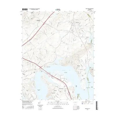 2016 Map of White Pine, 2016 Print
