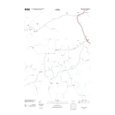 2013 Map of White Pine, 2013 Print