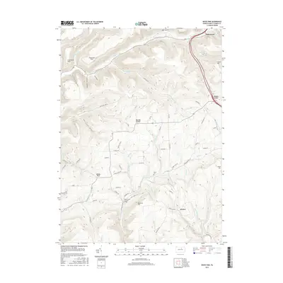 2016 Map of White Pine, 2016 Print