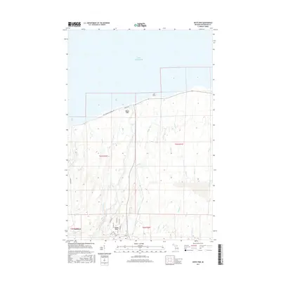 2017 Map of White Pine, 2017 Print