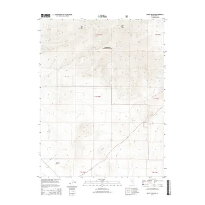 2014 Map of White Pine Peak, 2014 Print