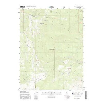 2017 Map of White Pine Peak, 2017 Print