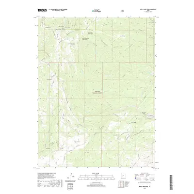 2020 Map of White Pine Peak, 2020 Print