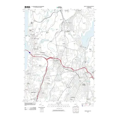 2010 Map of White Plains, 2010 Print